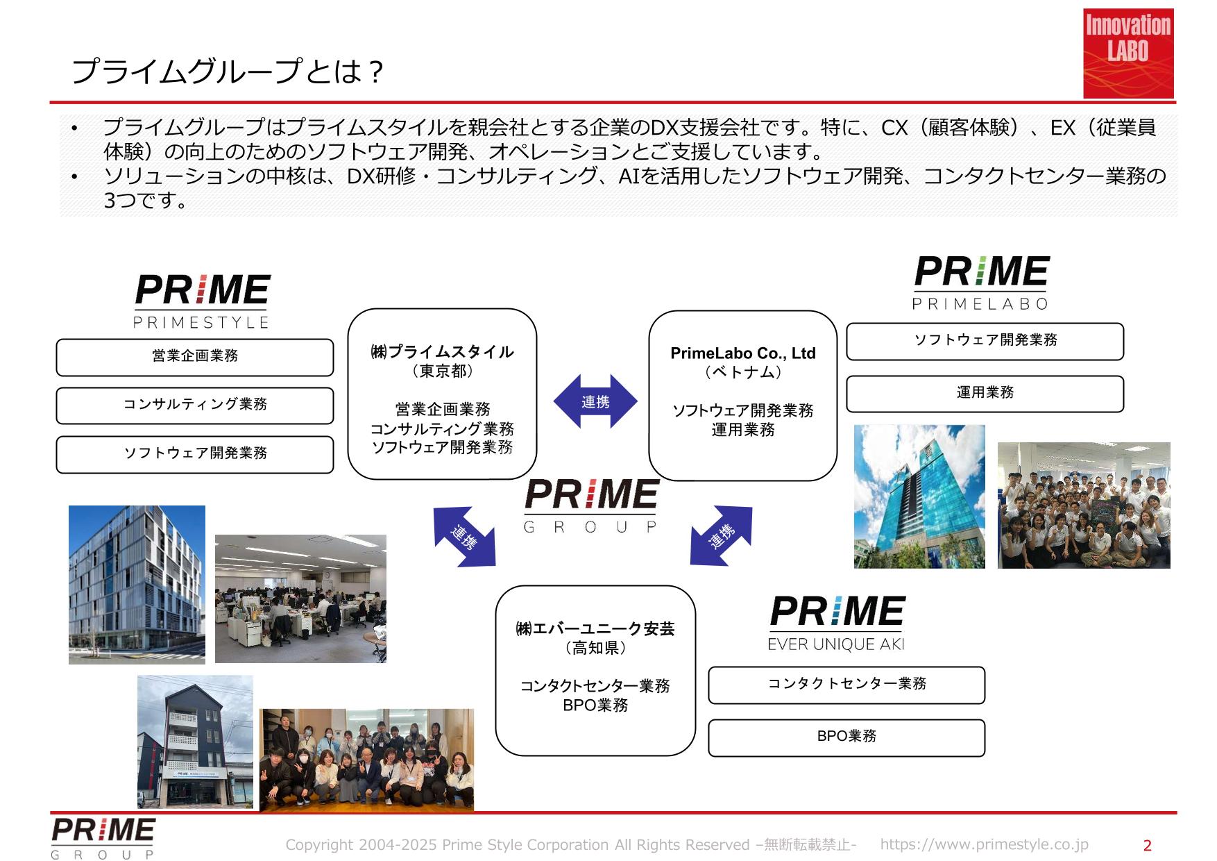 株式会社プライムスタイル とは - 01